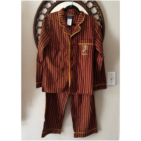 Pottery Barn PB Teen X Harry Potter Gryffindor Pajama Set Unisex Size S - Picture 1 of 9